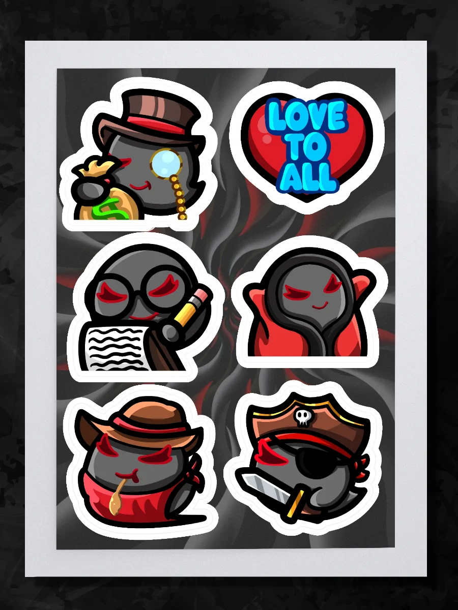 Emote Sticker Sheet 4 product image (4)