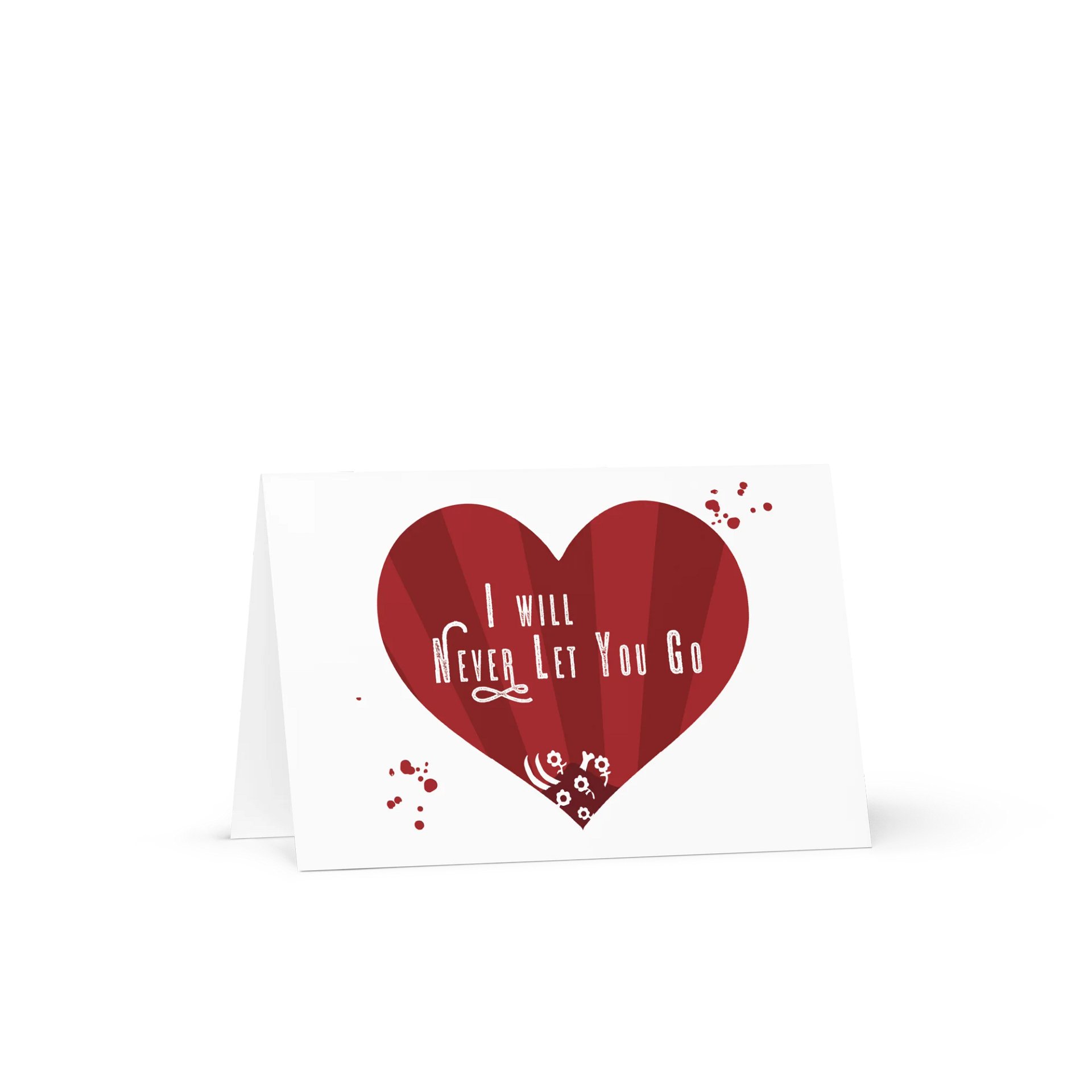 "Never Let You Go" greeting card product image (1)