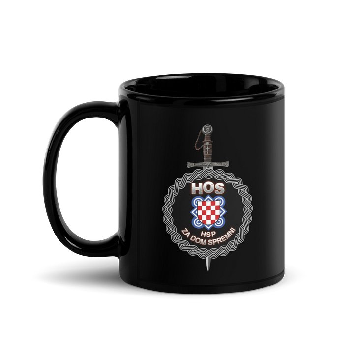HOS Emblem Black Glossy Mug product image (1)