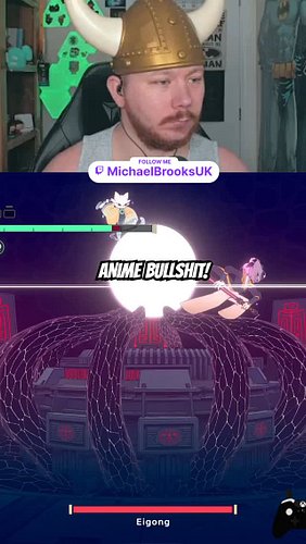 Dealing with Anime Bullshit #funnygaming #anime #bossfight #michaelbrooksuk #ClipGPT #streamladder