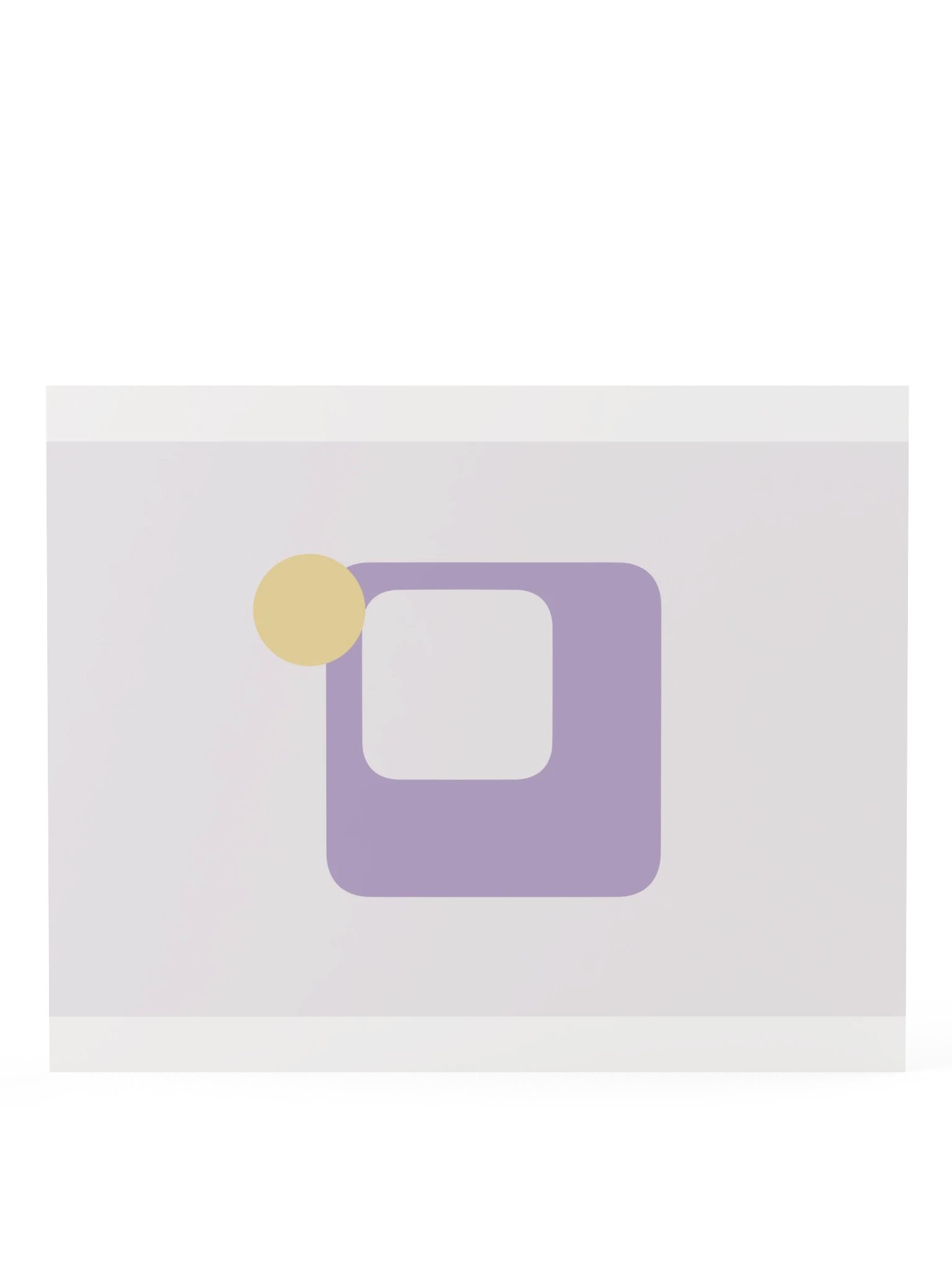 Lilac Mid Century Shape Print | Pastel Bathroom Wall Art product image (8)