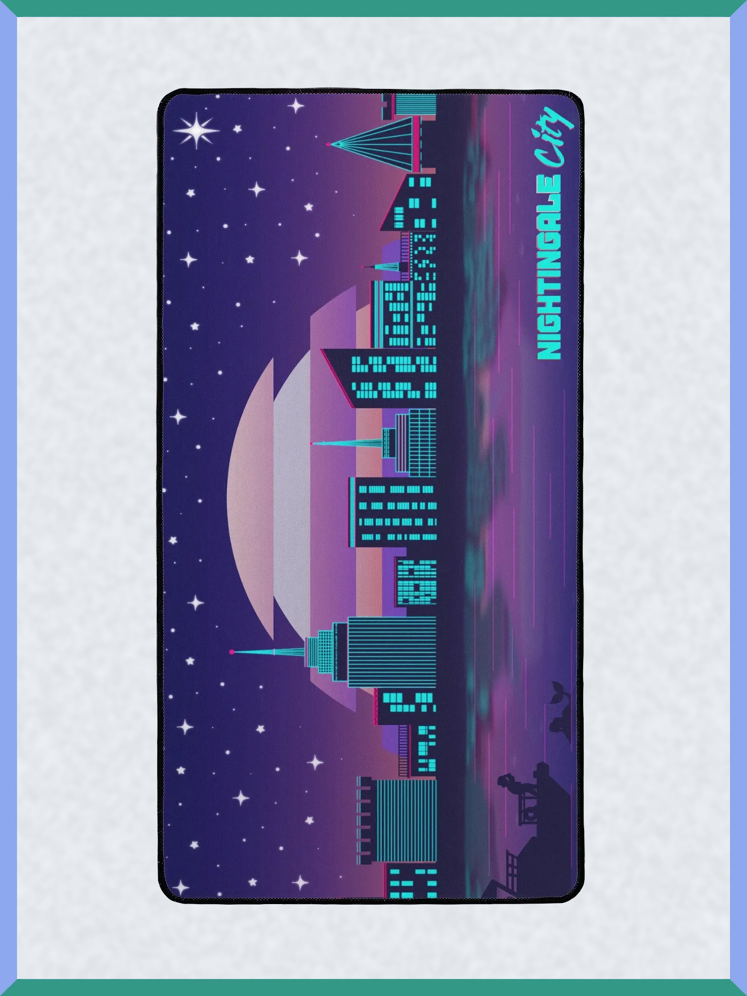 Nightingale City - 15.5" x 31.5" Desk Mat product image (4)