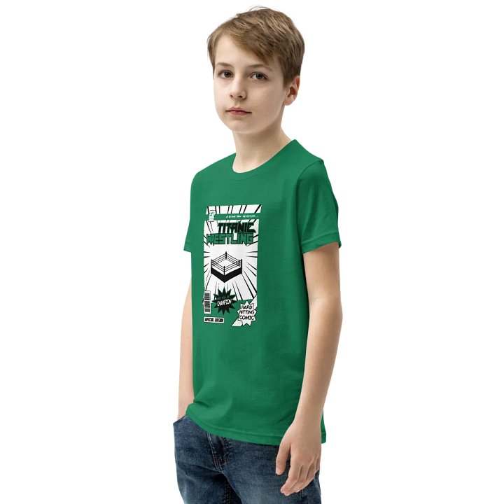 Kids Comic Book Tee - GREEN product image (1)