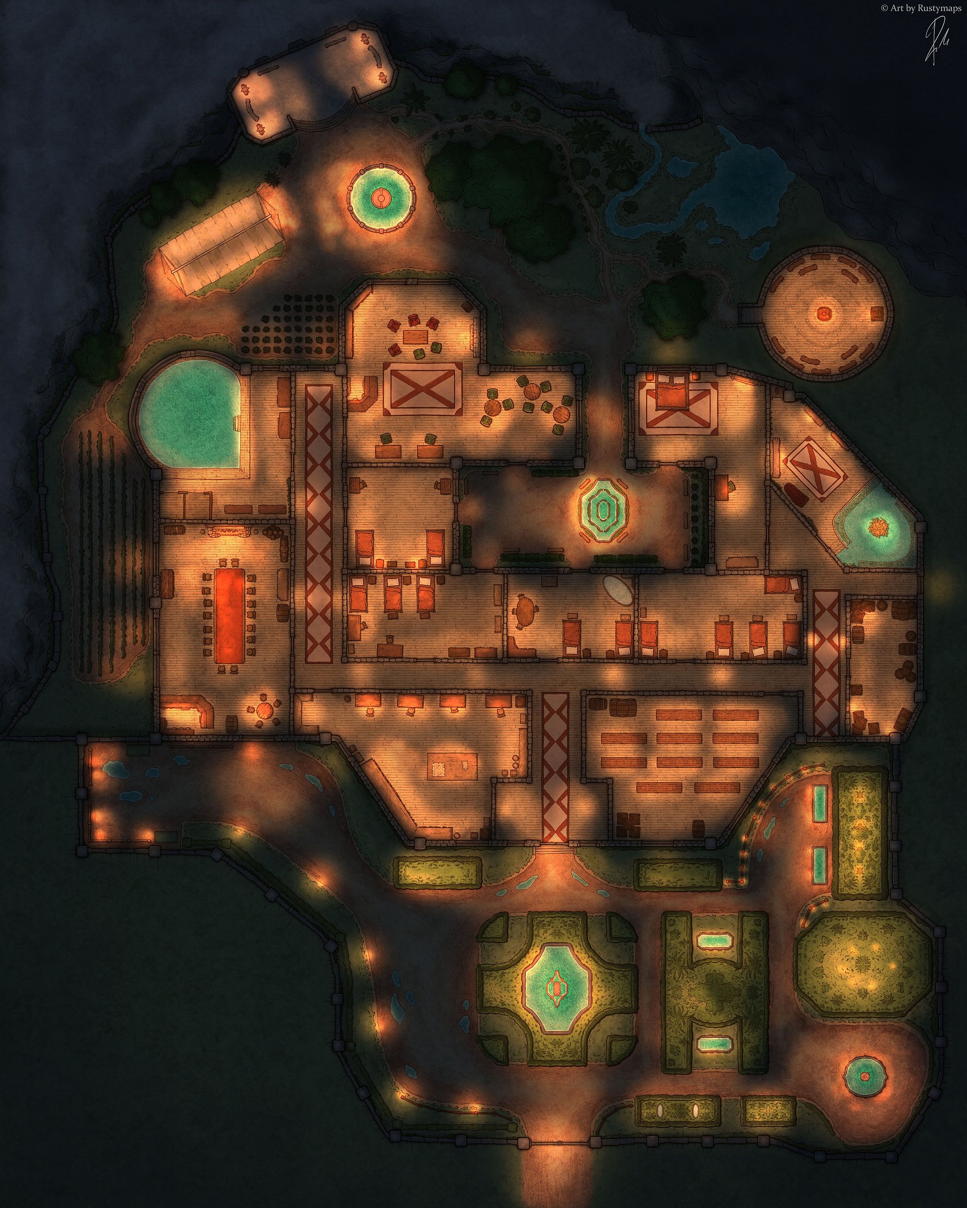Ervin's Mansion Battle Map Pack product image (2)