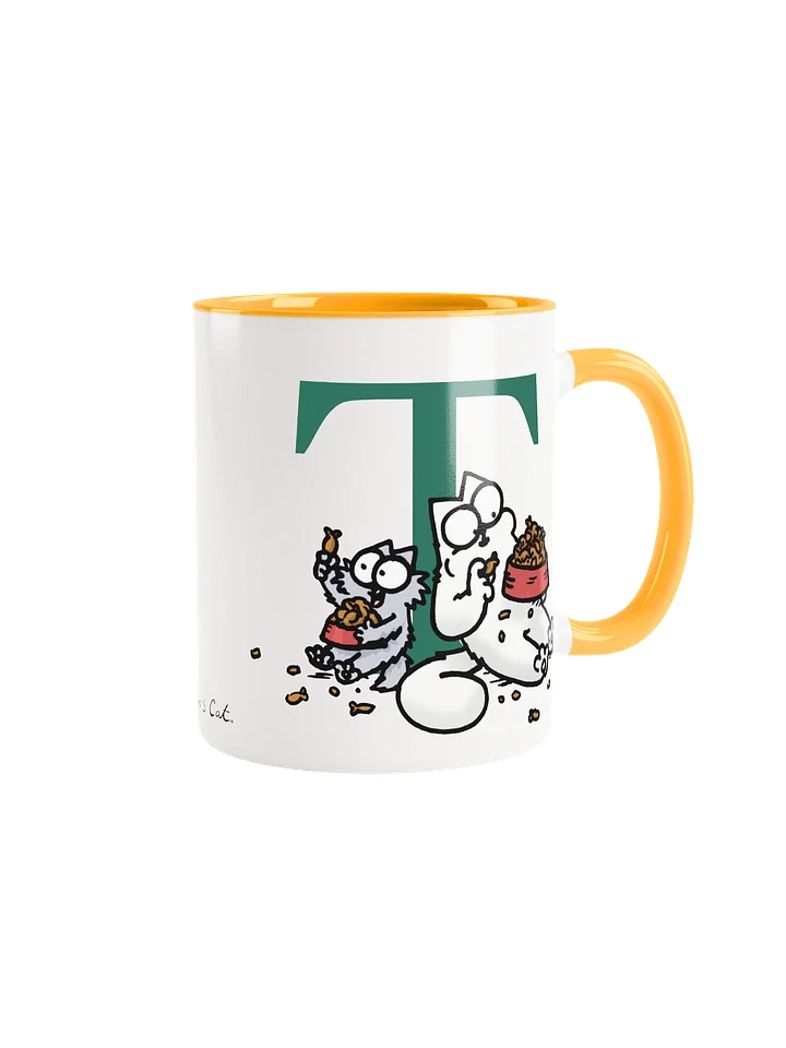 Cat Monogram Mug - T product image (2)