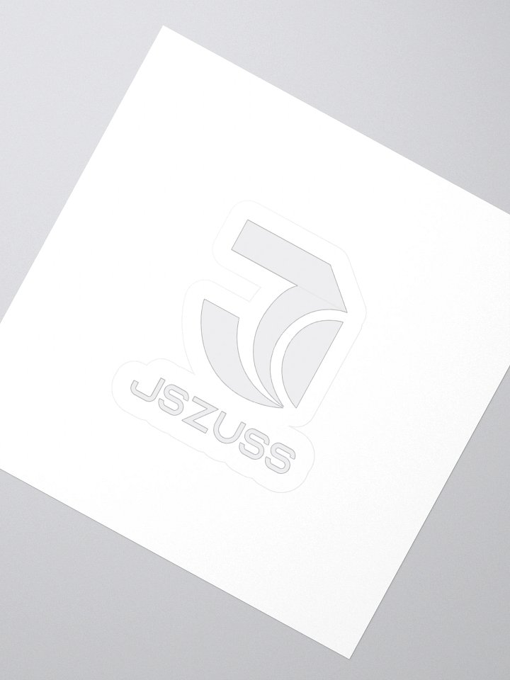 Jszuss White Logo Sticker product image (2)