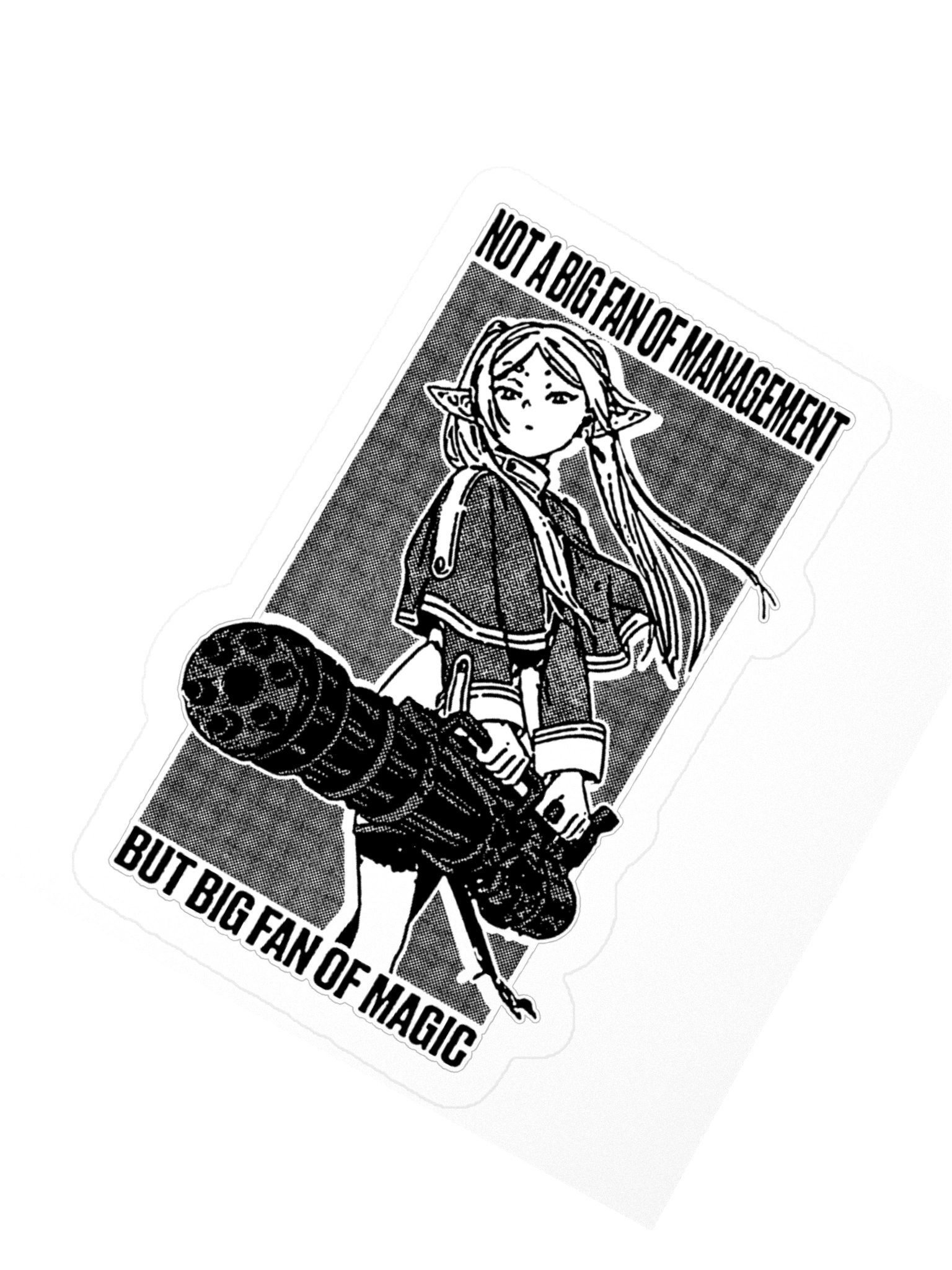 NOT A BIG FAN OF MANAGEMENT ! STICKERS product image (2)