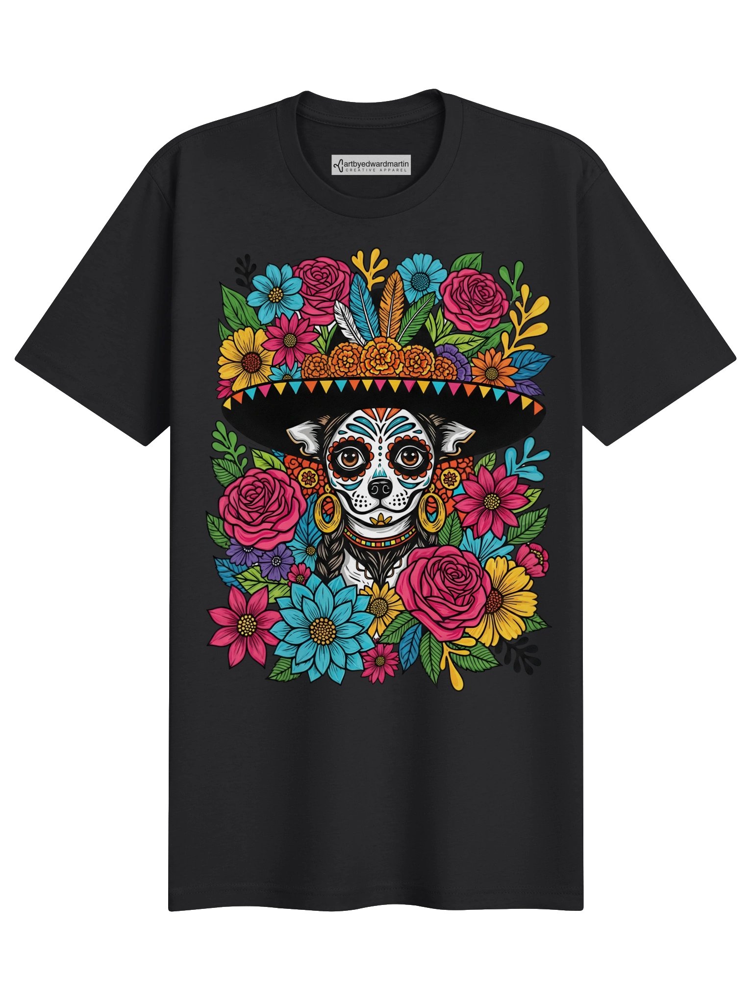 Día de los Muertos Dog Tee product image (1)