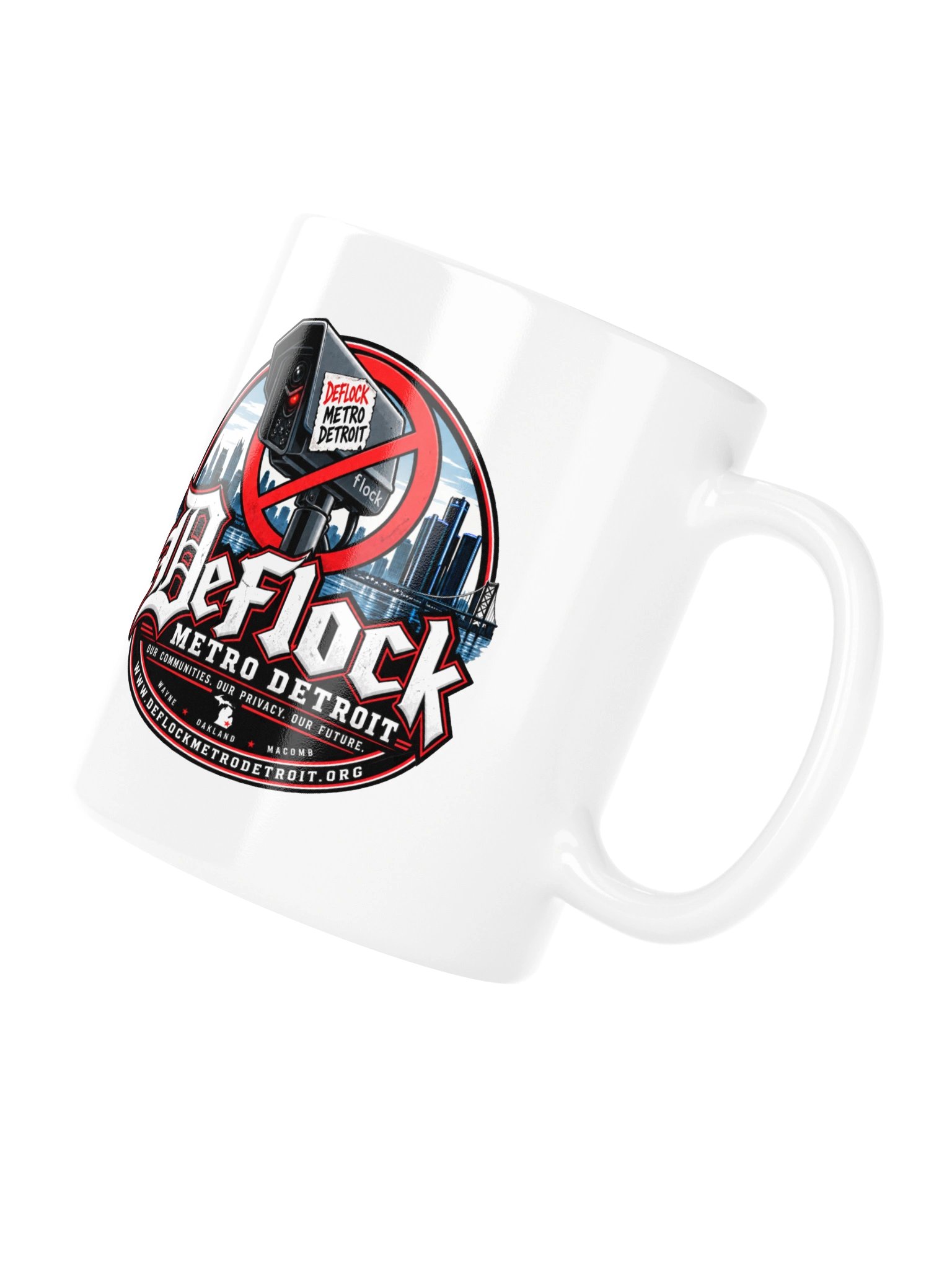DeFlock Metro Detroit Logo Mug product image (10)