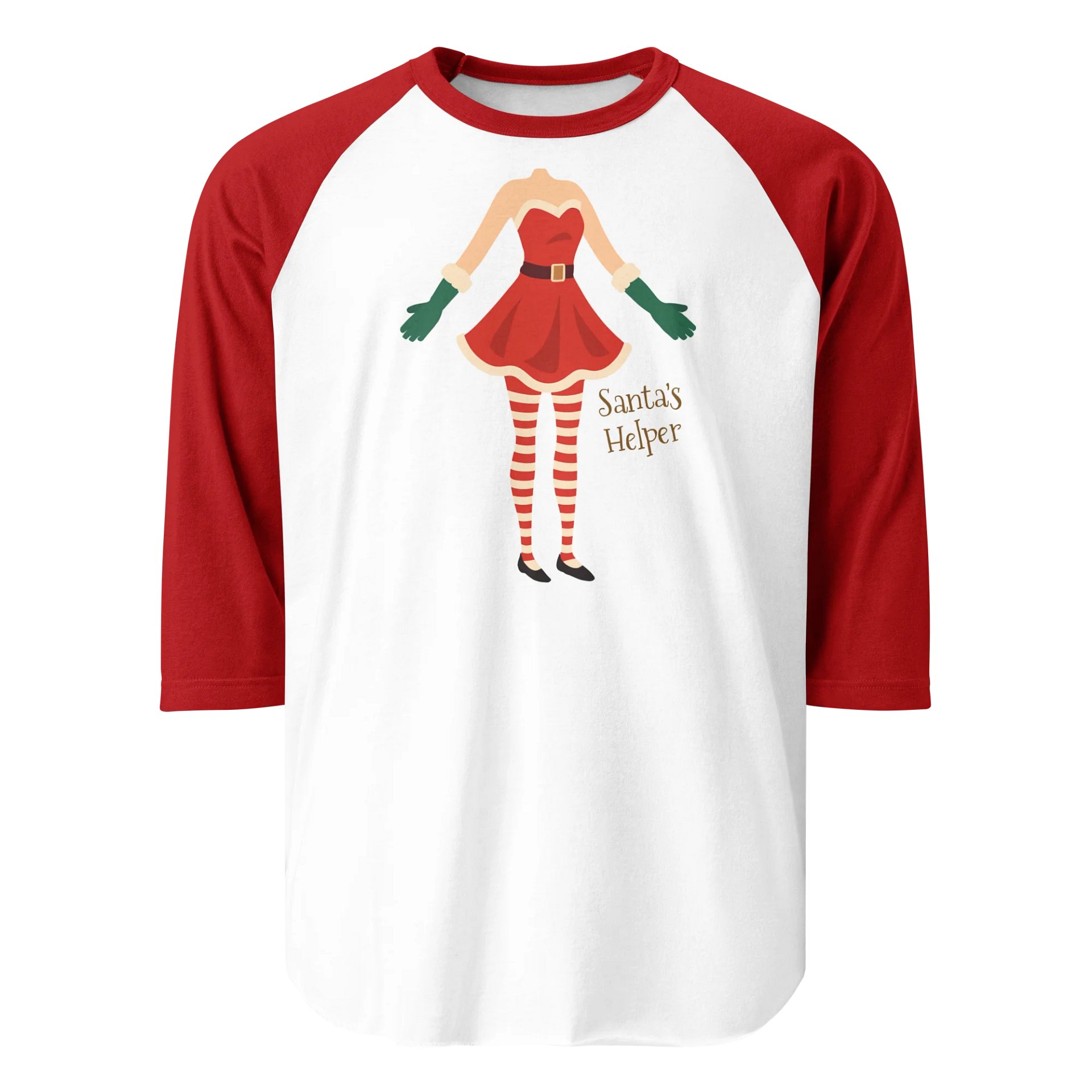 Santa's Helper Raglan Tee product image (2)