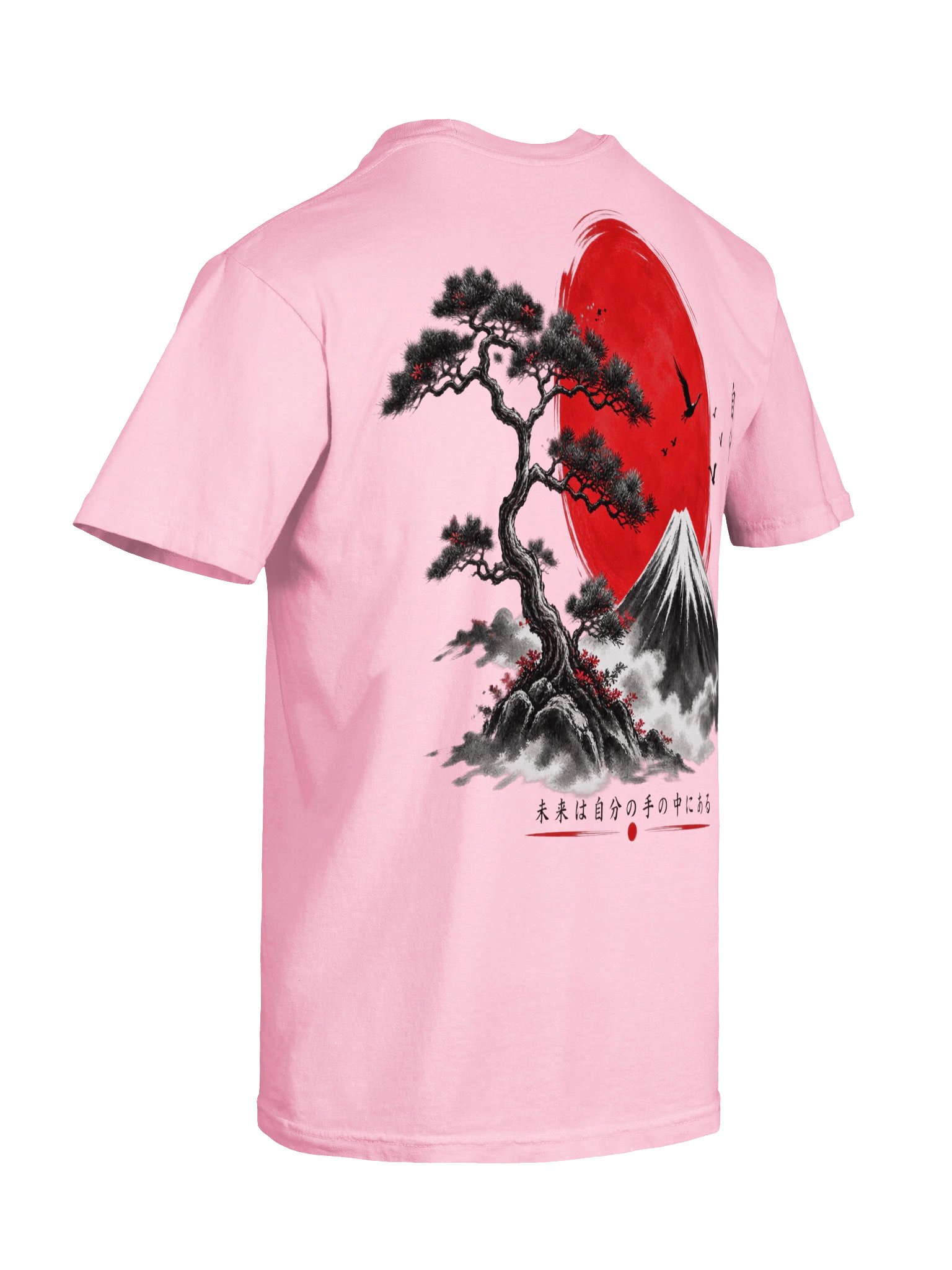 Japanese Mountain Sunset Graphic Tee | Mount Fuji Aesthetic Shirt product image (9)