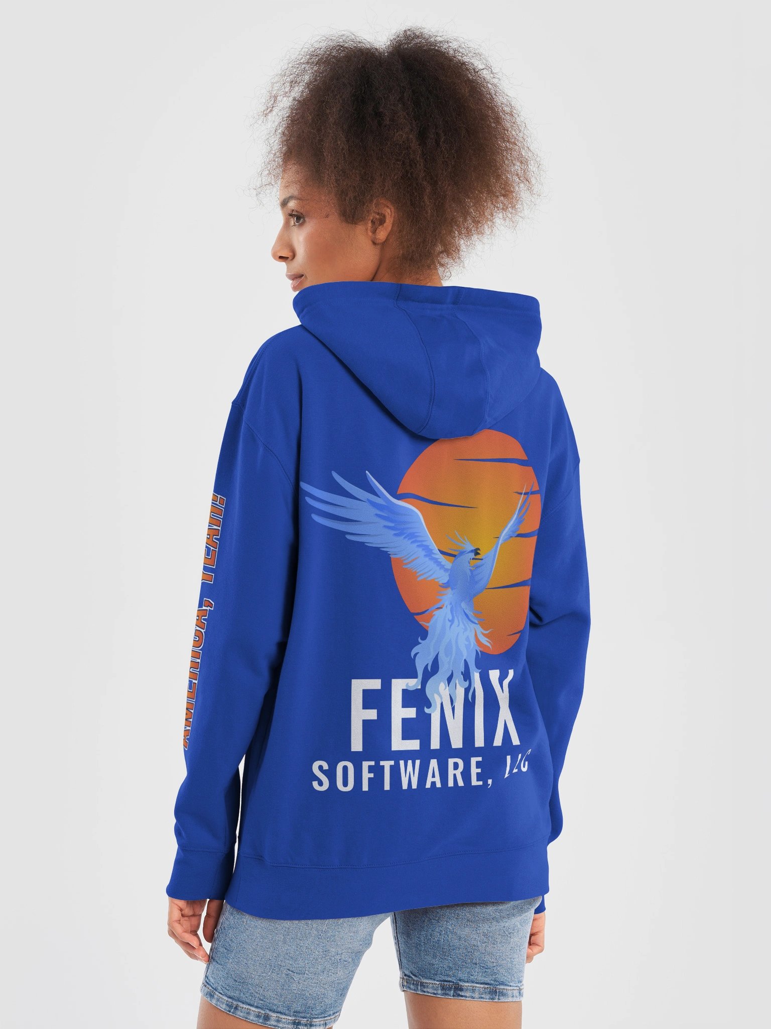 Fenix Software Phoenix Hoodie – Royal product image (6)
