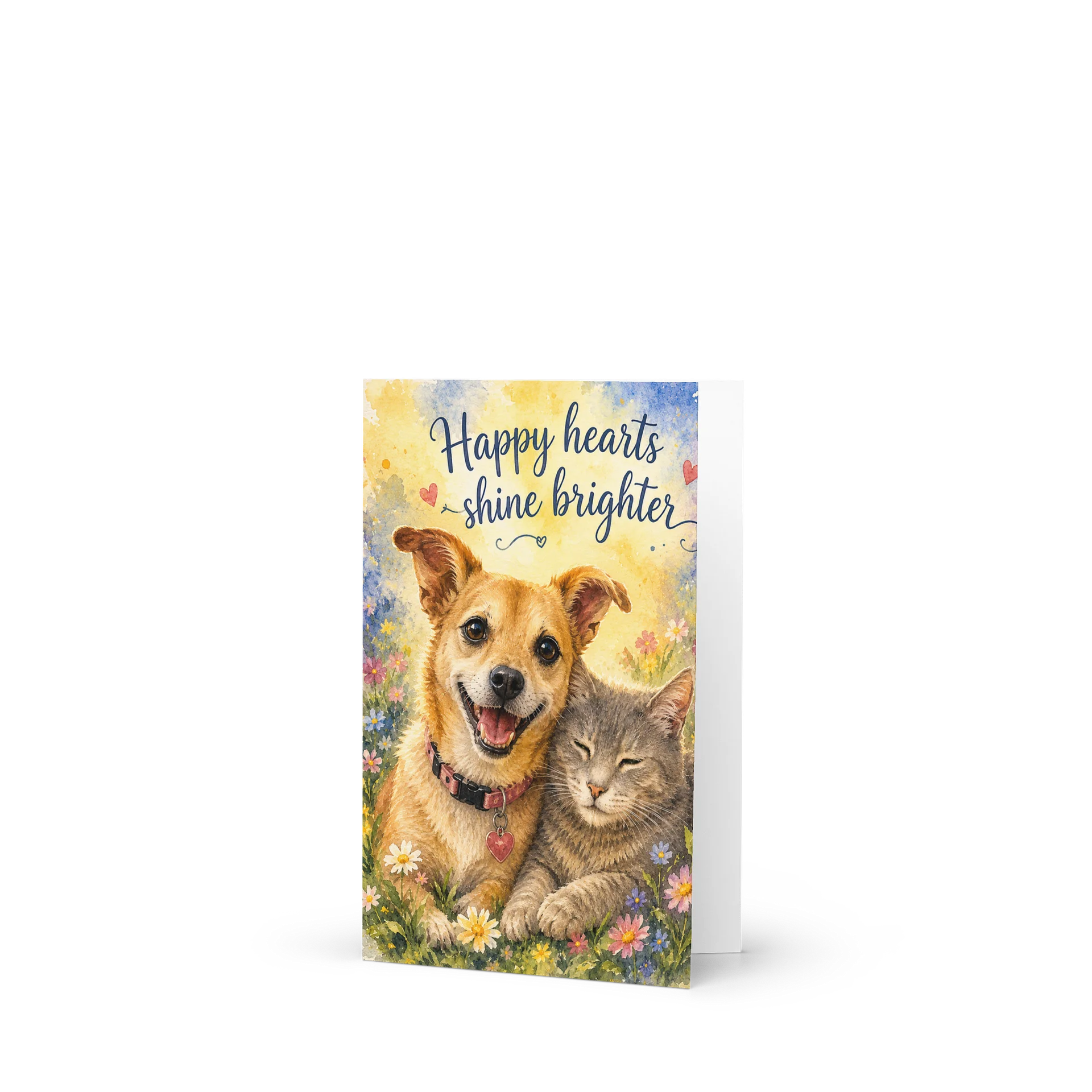 Happy Hearts Pet Greeting Card product image (1)