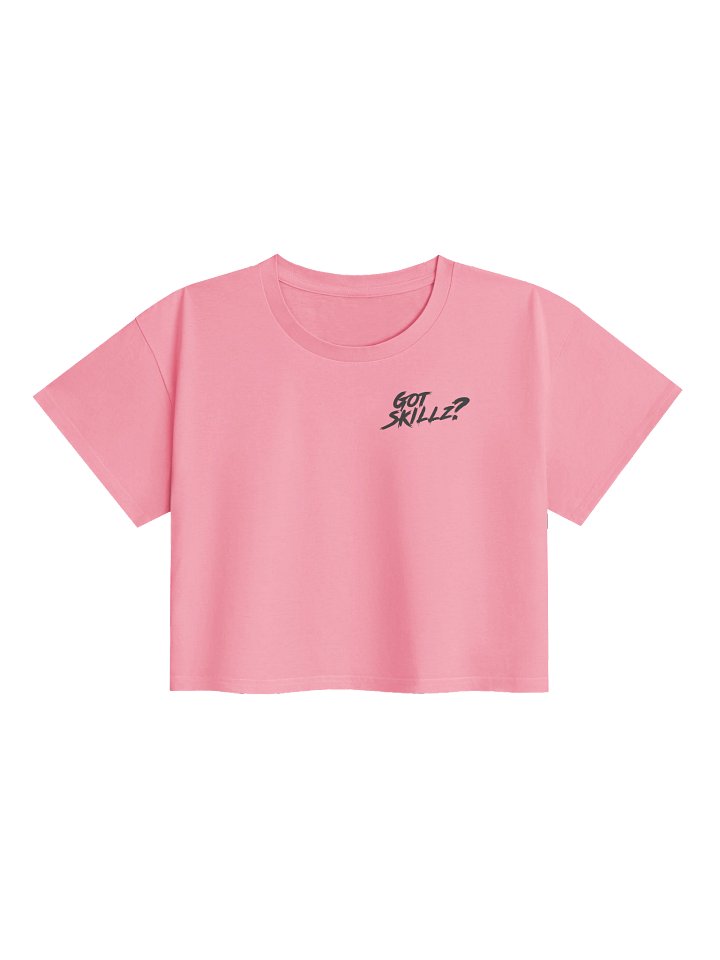 Women's Premium Crop Top (Black Font) product image (4)