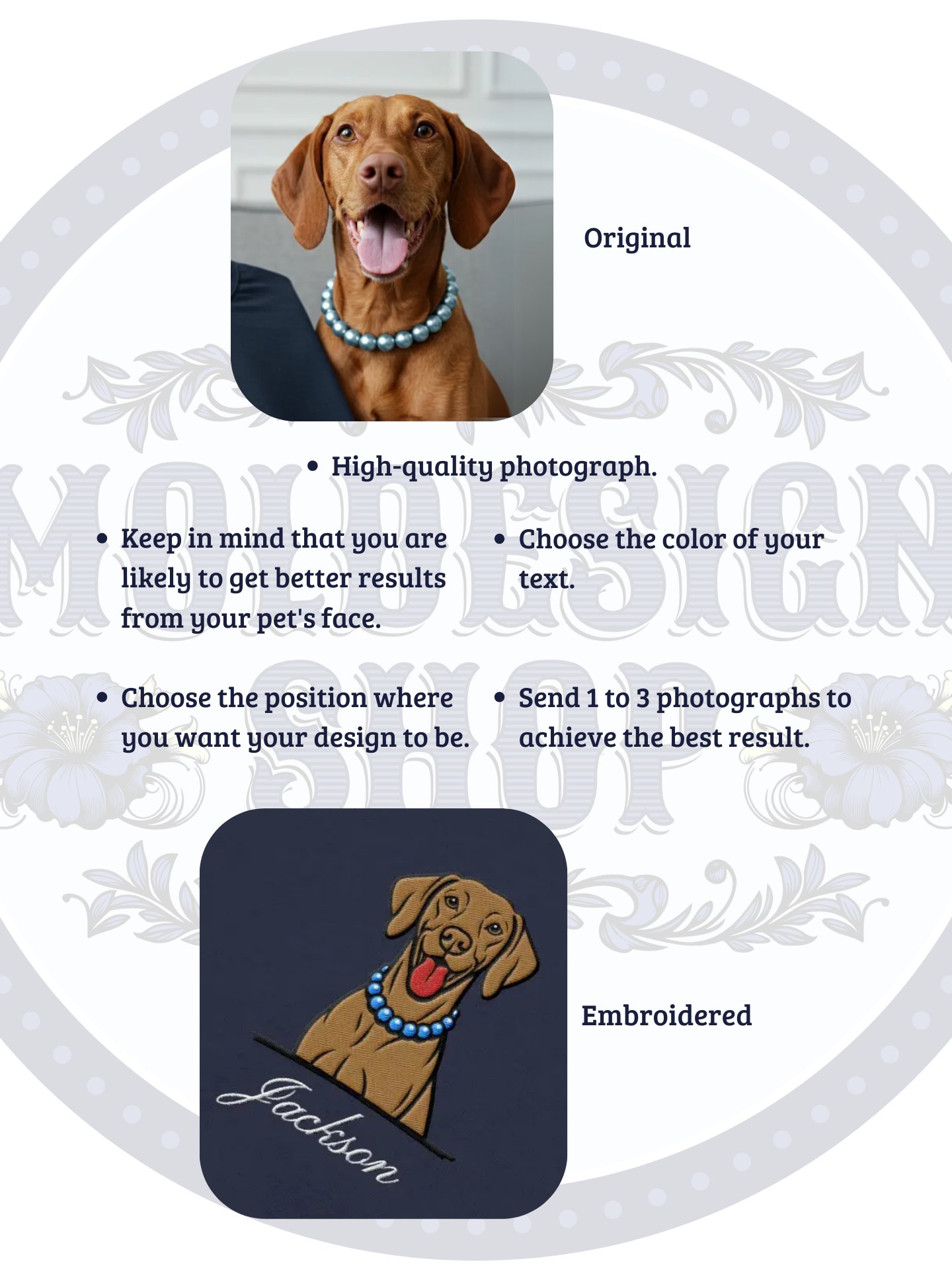 YOUR VIZSLA! / EMBROIDERED SWEATSHIRT product image (5)