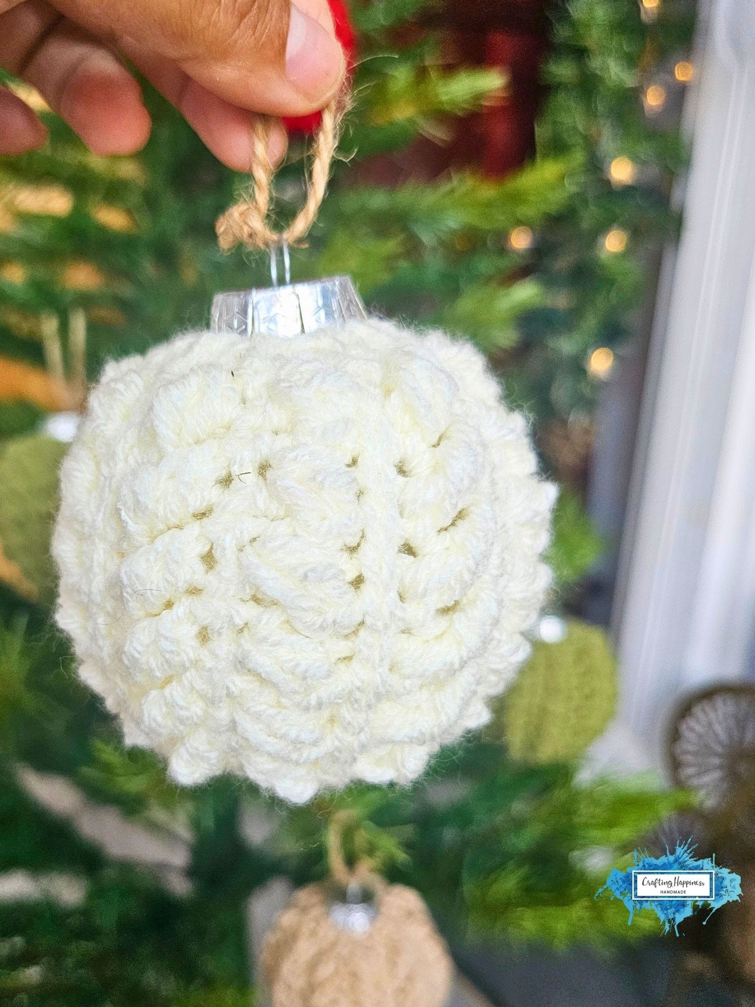 CROCHET PATTERNS + VIDEO | Christmas Crochet Pattern Bundle pdf | Stocking Bow Bauble | Moon Fern Christmas Collection | Holiday Decor Everbee logo Analyze listing Crafting Happiness product image (2)