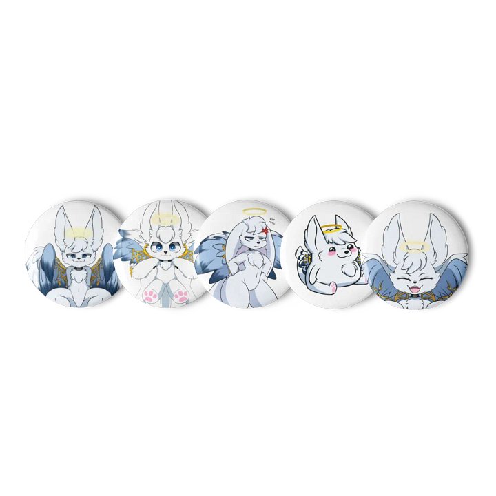 Heart Pin Button Pack product image (1)