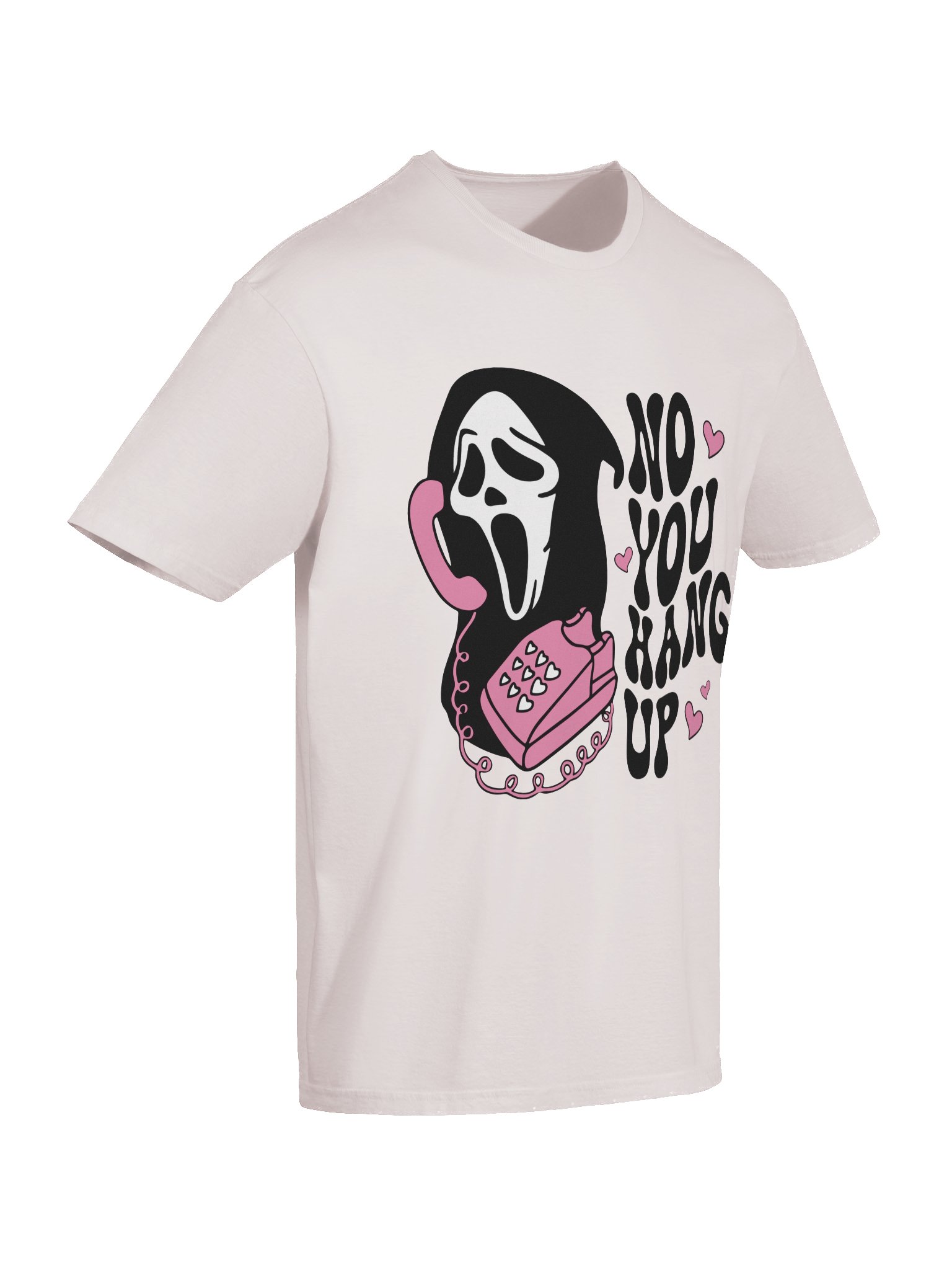 “No You Hang Up” Shirt – Ghost Face Horror Movie Inspired Graphic Tee | Spooky Cute Halloween Shirt product image (68)