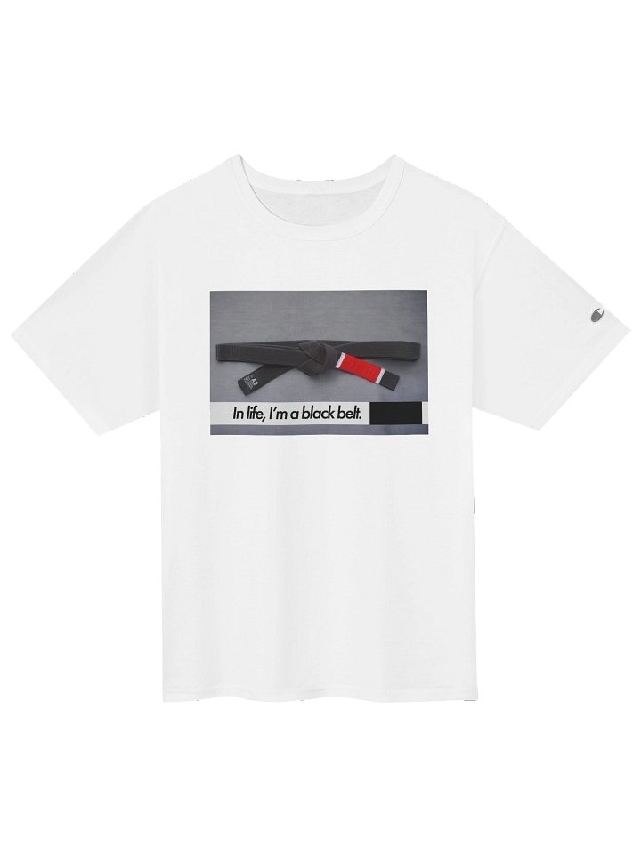 In life a black belt - UNDERHOOK x Champion Tee (Limited Edition) - White product image (1)