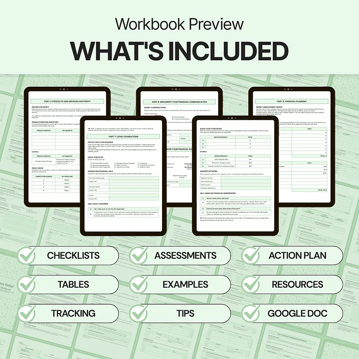 Financial Stress Relief - Google Docs product image (2)