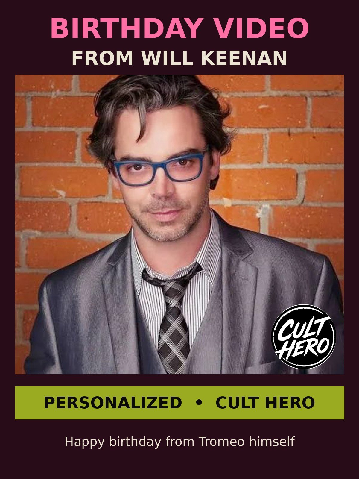 Personalized Birthday Video from Will Keenan product image (1)