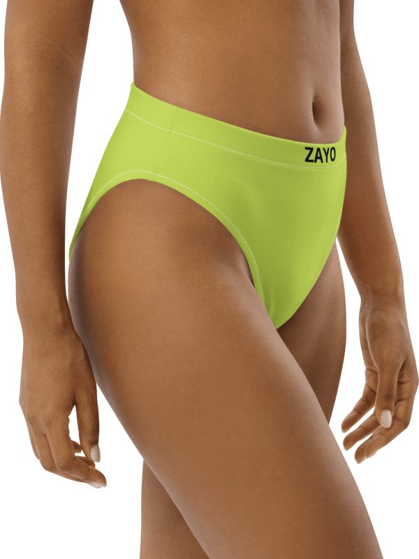 ZAYO Bold Lime High Waisted Bikini Bottom product image (4)