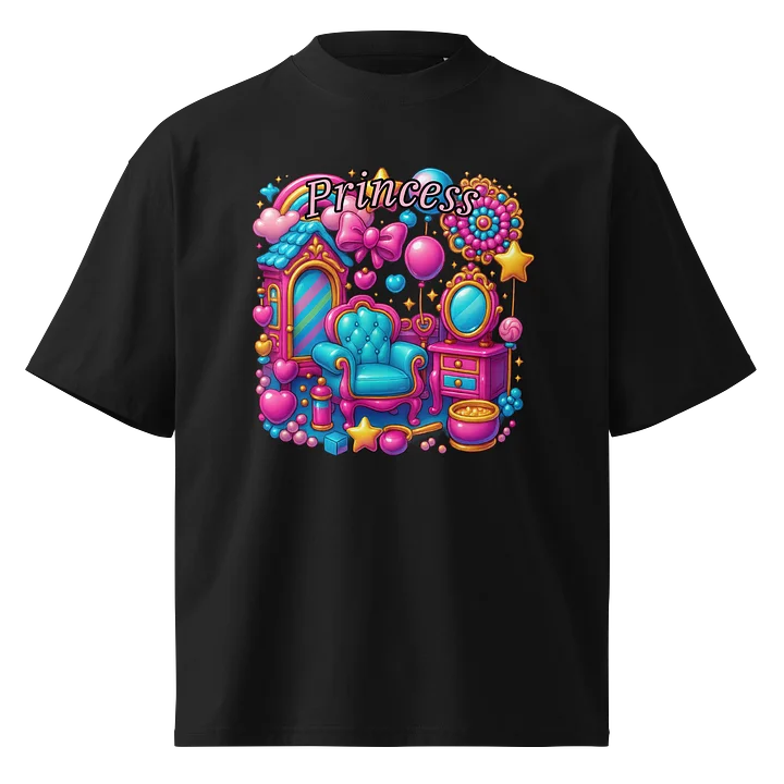 Princess - Dollhouse Color Burst - Stanley/Stella Unisex Organic Oversized T-Shirt SATU020 product image (2)