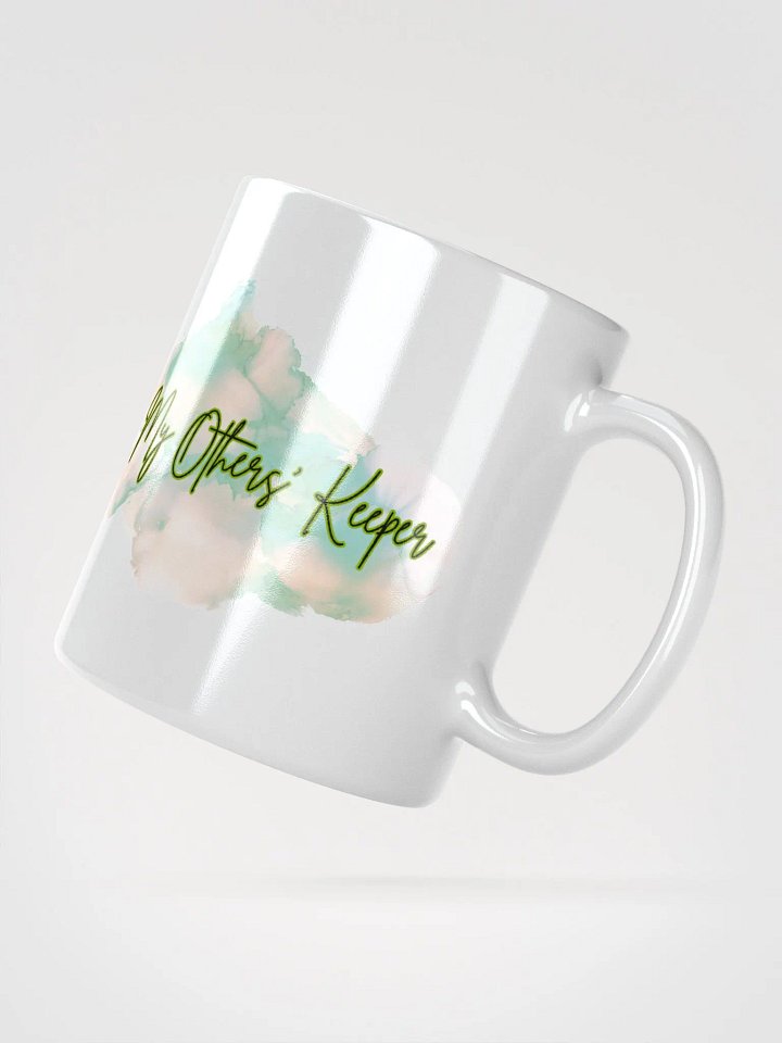 My Others' Keeper White Mug Boho Green product image (2)