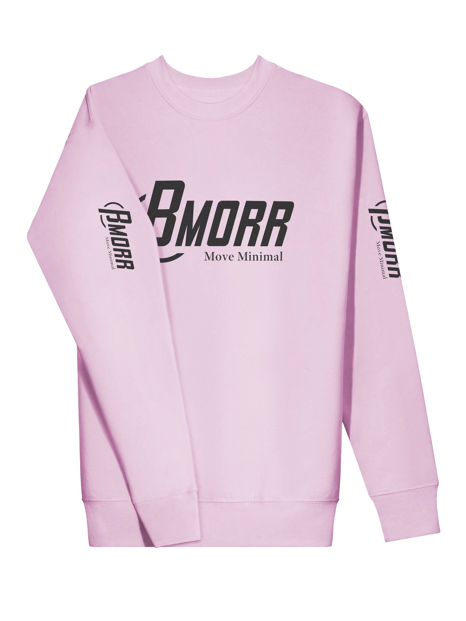 Minimal Black Cotton Heritage Sweatshirt product image (3)
