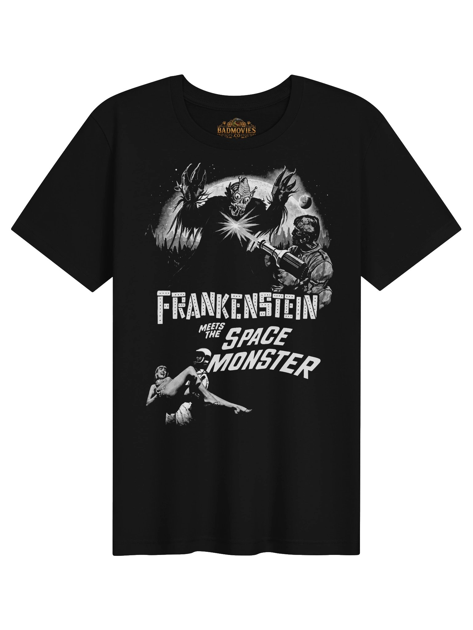 Frankenstein Meets the Space Monster – Vintage B-Movie Shirt product image (1)