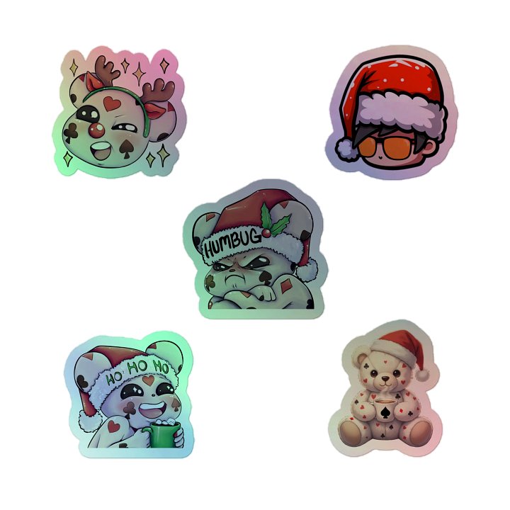 2025 Christmas Holo Sticker Pack product image (1)