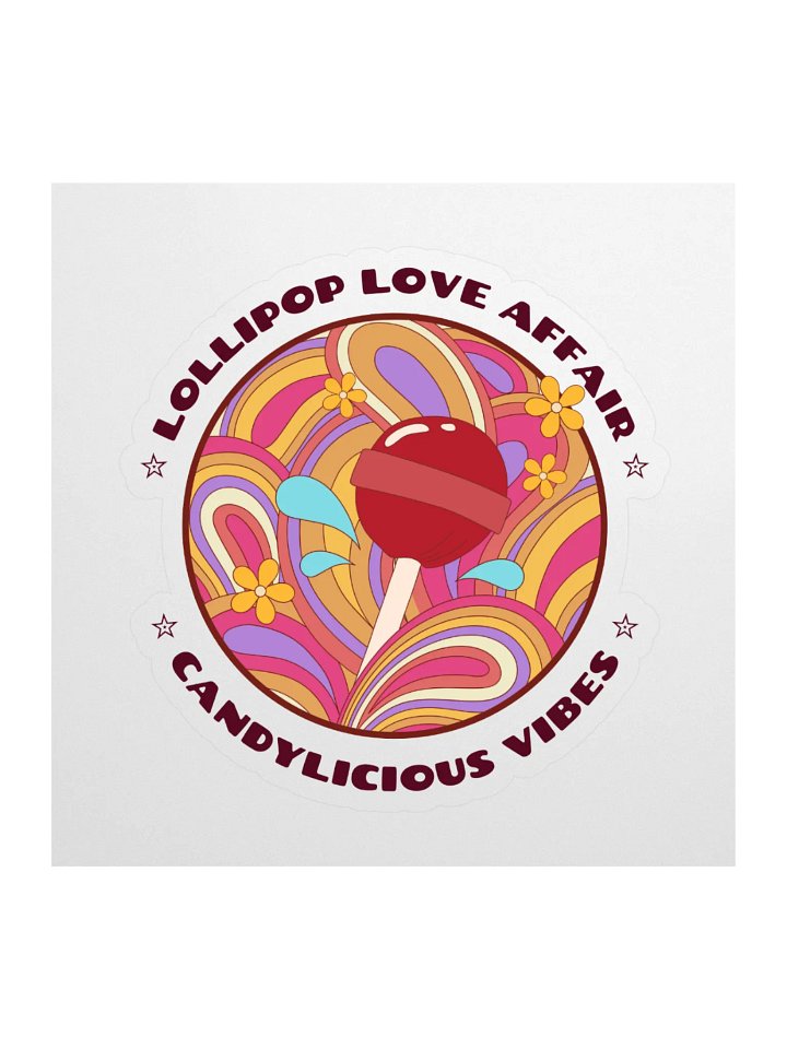 Lollipop Love Affair Kiss Cut Stickers product image (1)