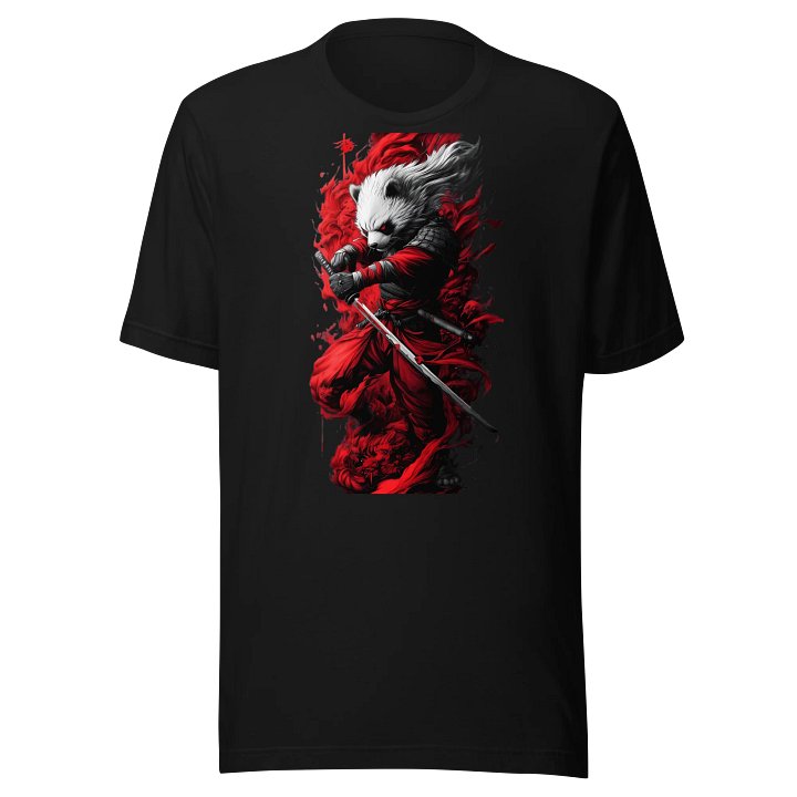Warrior Panda Unisex Eco T-Shirt product image (1)