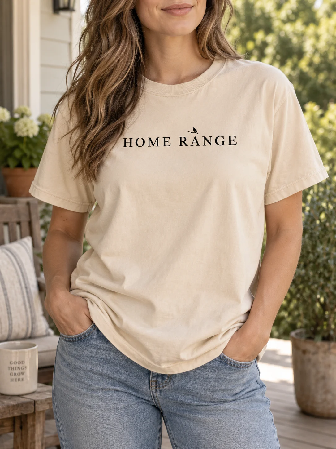 HOME RANGE | Minimalist Backyard Nature Tee product image (2)