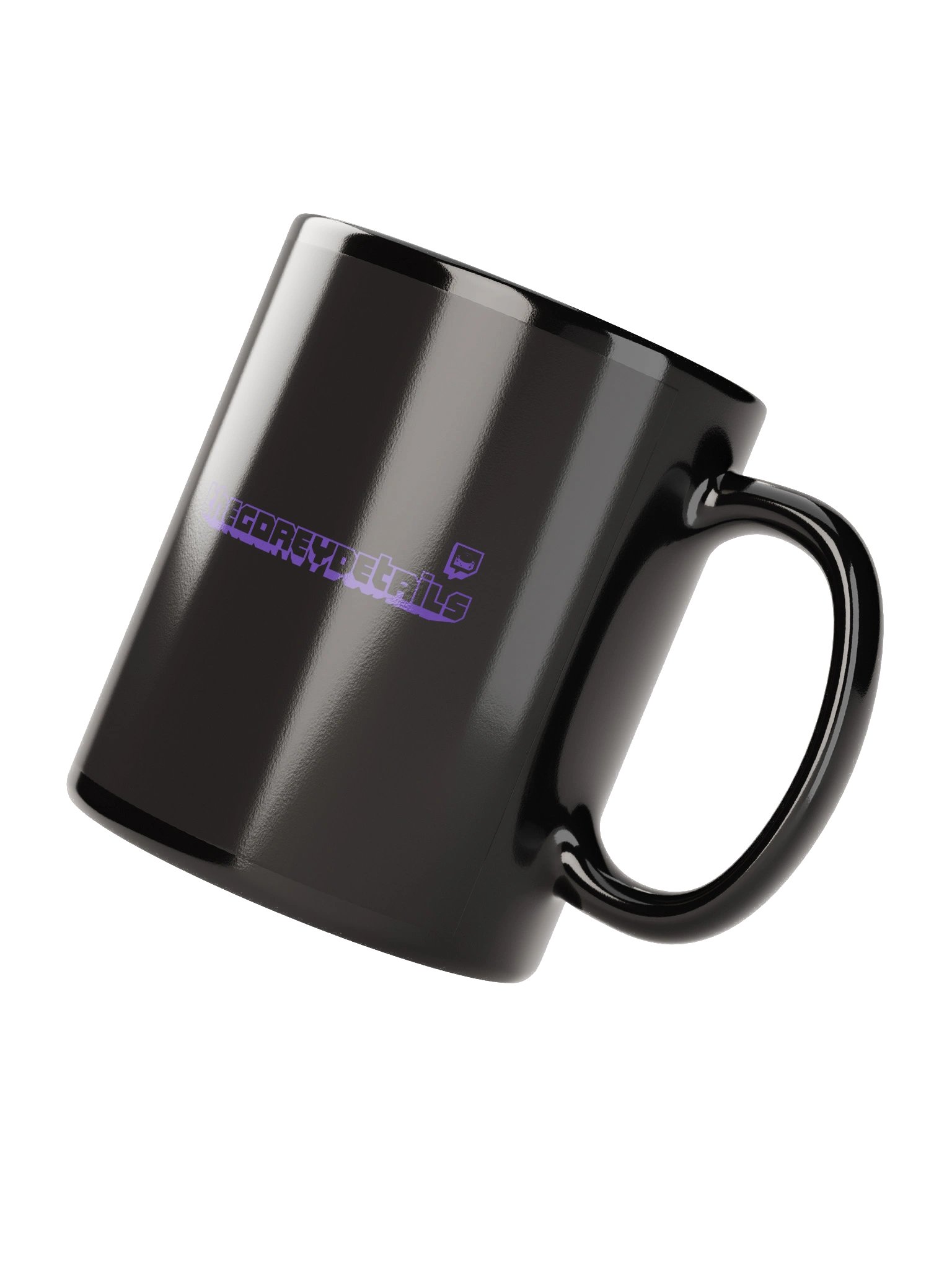 TTV White - Black Glossy Mug product image (7)