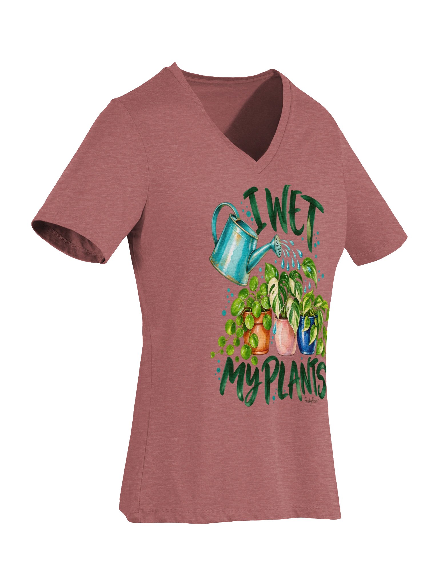 Water My Plants Botanical V-Neck Tee product image (7)