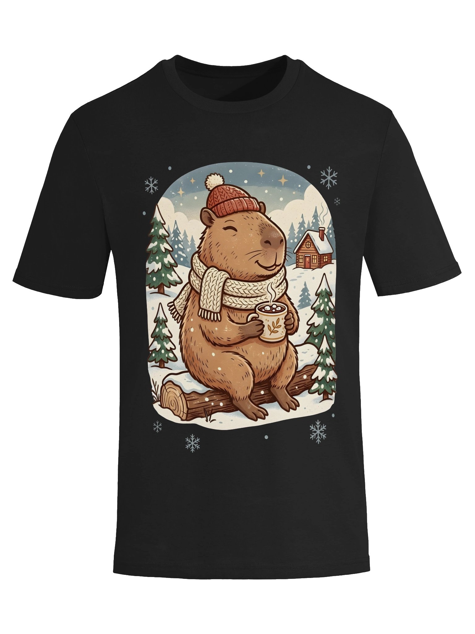 Cute Christmas Bear T-Shirt | Cozy Winter Holiday Graphic Tee | Unisex Forest Animal Gift product image (29)