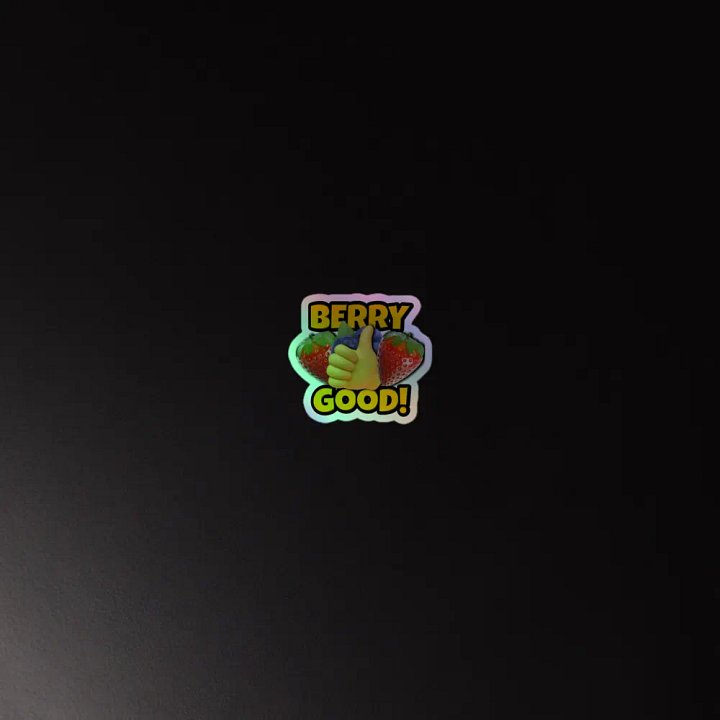 Berry Good Holographic Sticker product image (4)