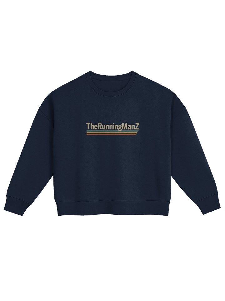 The RunningManZ - Running Since 2014 - Retro Women's Organic Crew Neck Sweatshirt product image (1)