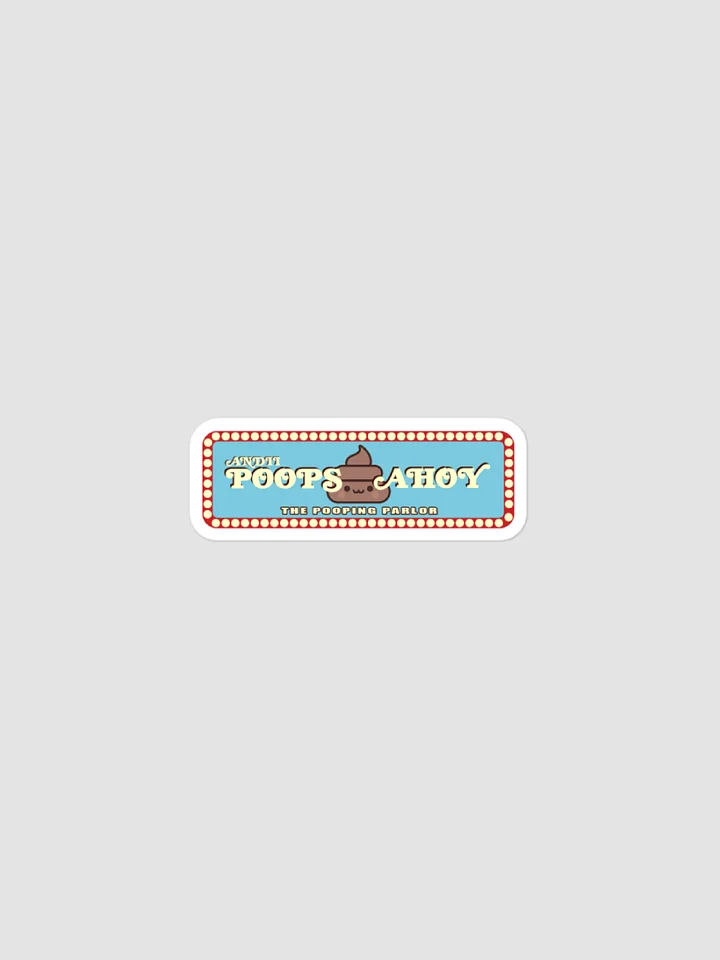 Poops Ahoy Sticker product image (1)