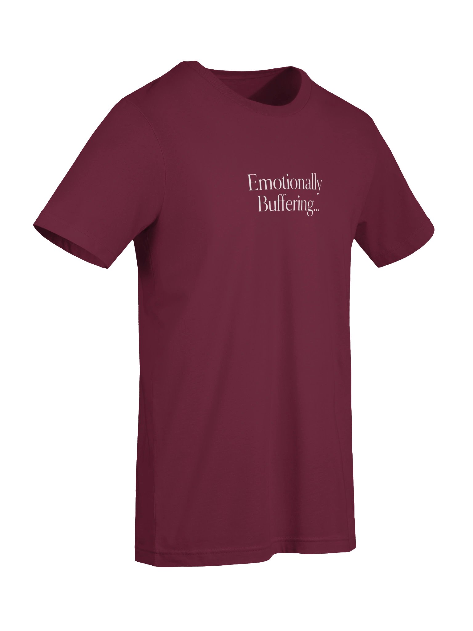 "Emotionally Buffering..." — Bella+Canvas Unisex Supersoft T-Shirt product image (2)
