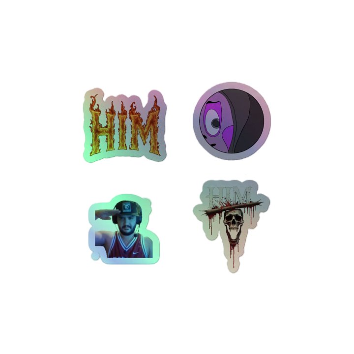 HIM collection Holographic Sticker Pack 1 product image (2)
