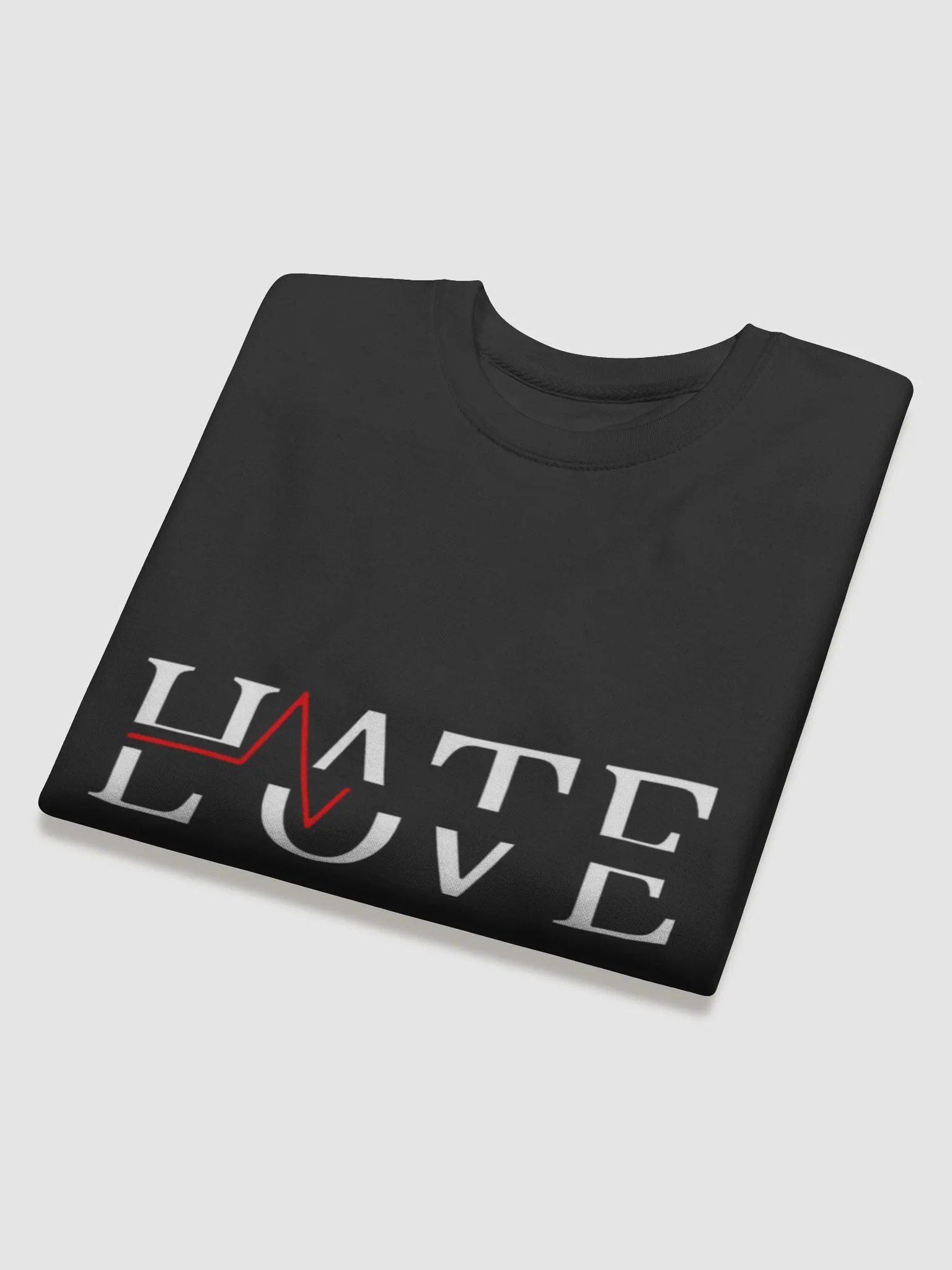 Heartbeat Hate & Love Sweatshirt product image (4)