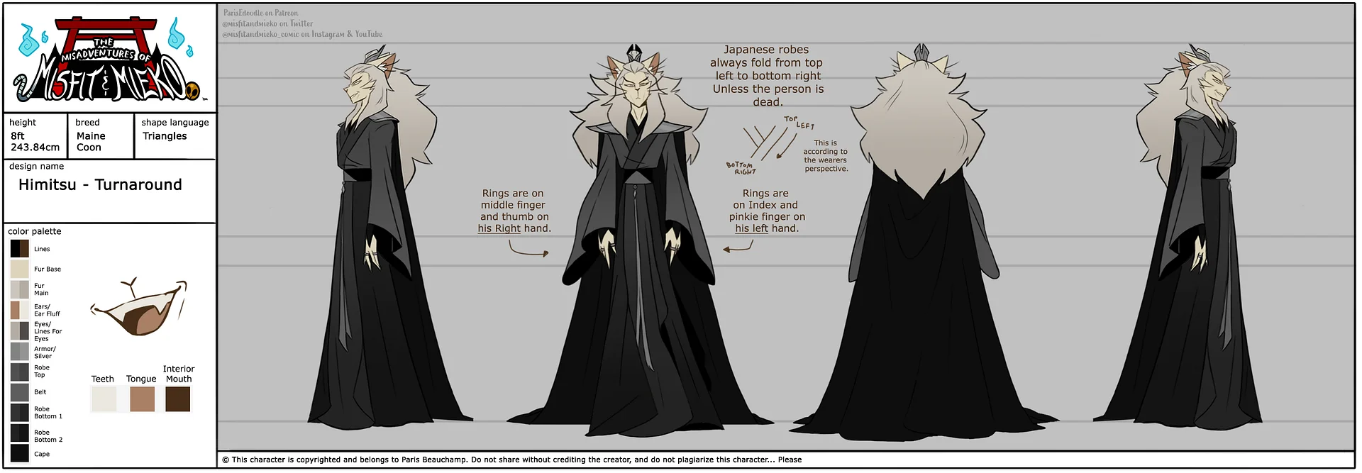 Himitsu Reference Sheet product image (1)