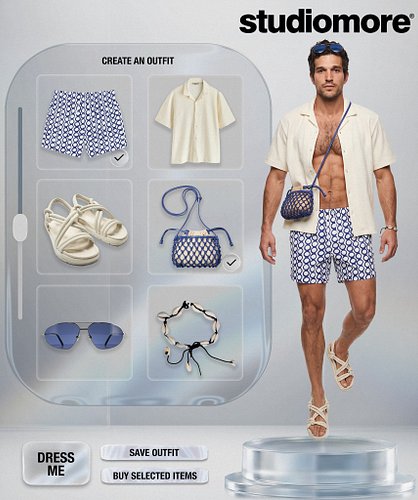 POV: you're ready to mog everyone at the beach club. ☀️🌊

Santorini Swim Trunks 🩳