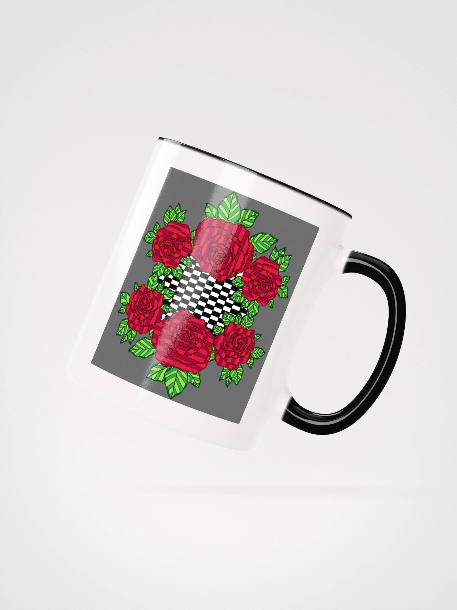 Ceramic Mug w/ Colors (Rose-Grey) product image (14)