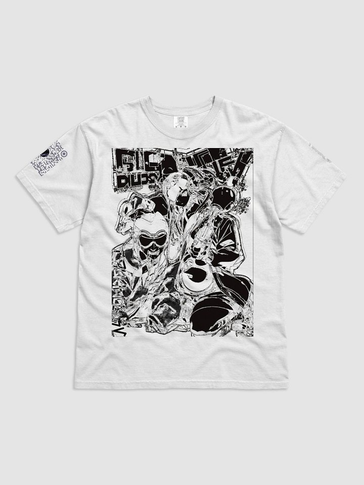 Crazy For You Shibuya Punk B&W Graphic T-Shirt product image (6)