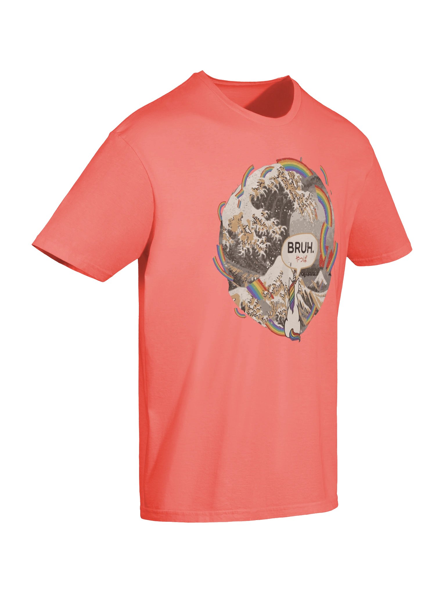 Funny Rainbow Wave Unicorn T-Shirt product image (7)