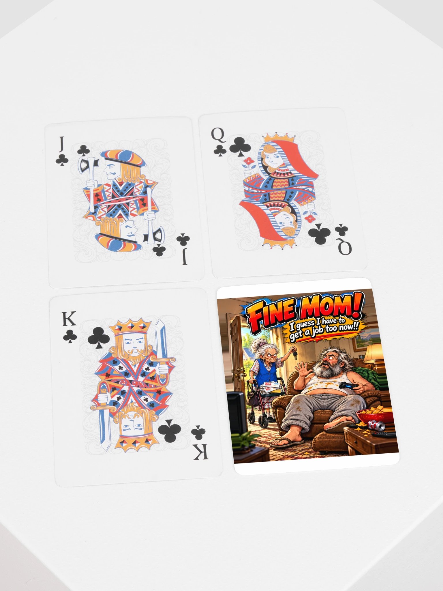 Fine Mom Poker Playing Cards product image (3)