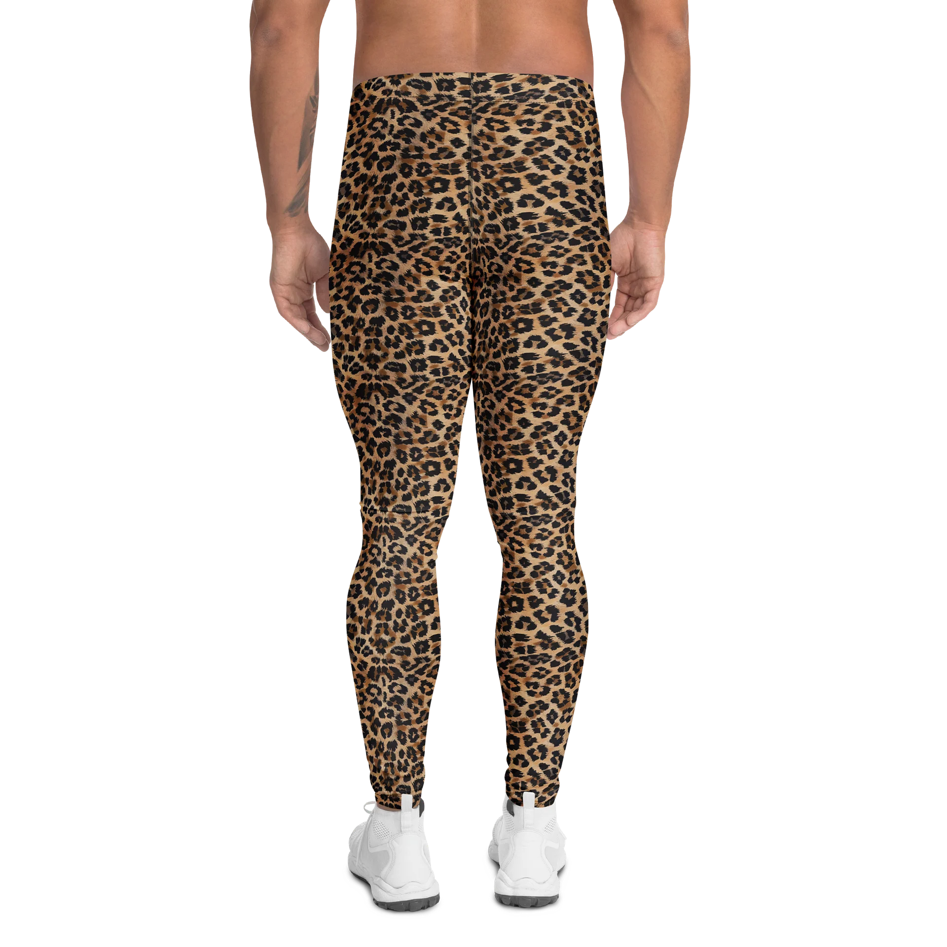 Comfortable Stylish Men’s Leopard Leggings product image (2)